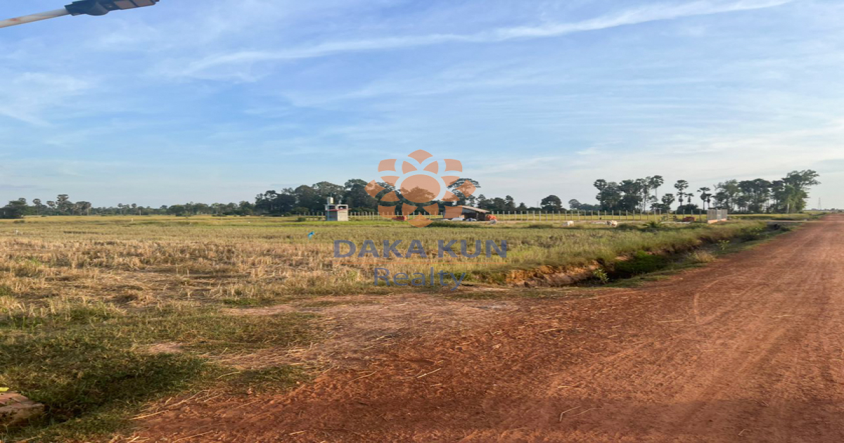 Land For Sale In Siem Reap City-Prasat Bakong
